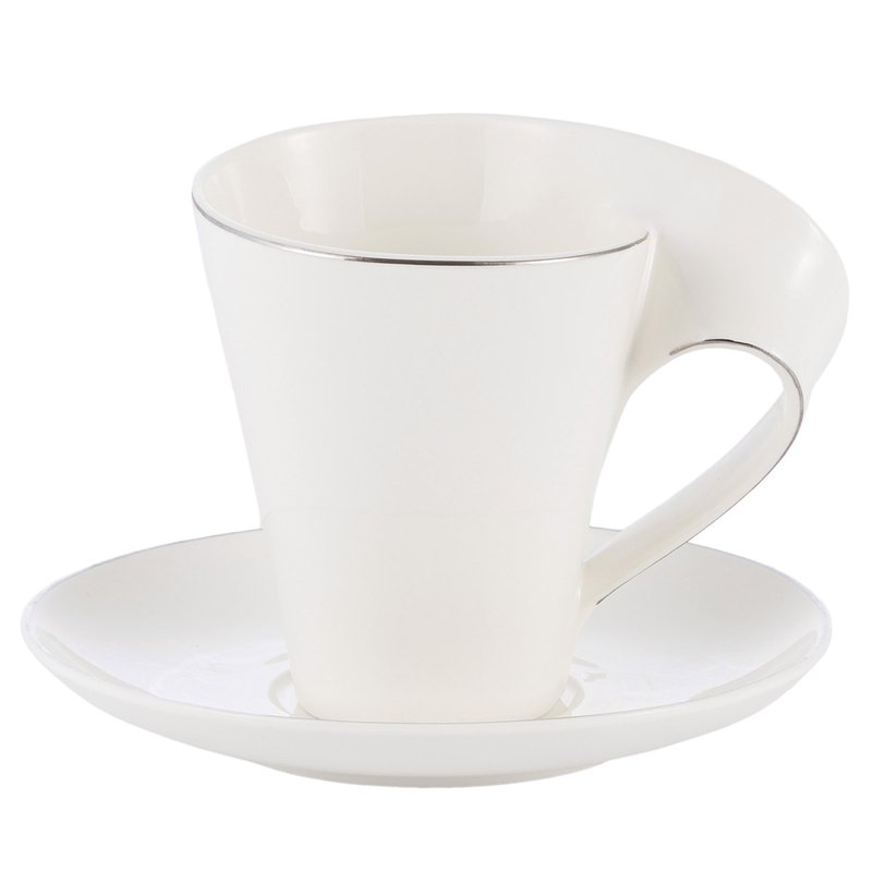 Porcelain cup and saucer